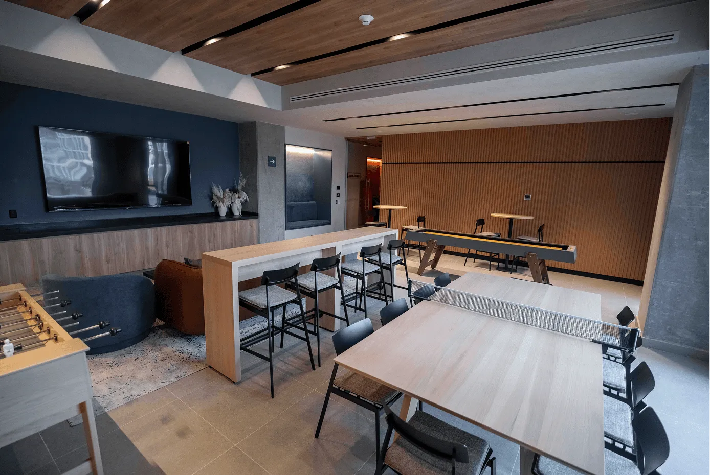 Social lounge at Smart Rent Interlomas