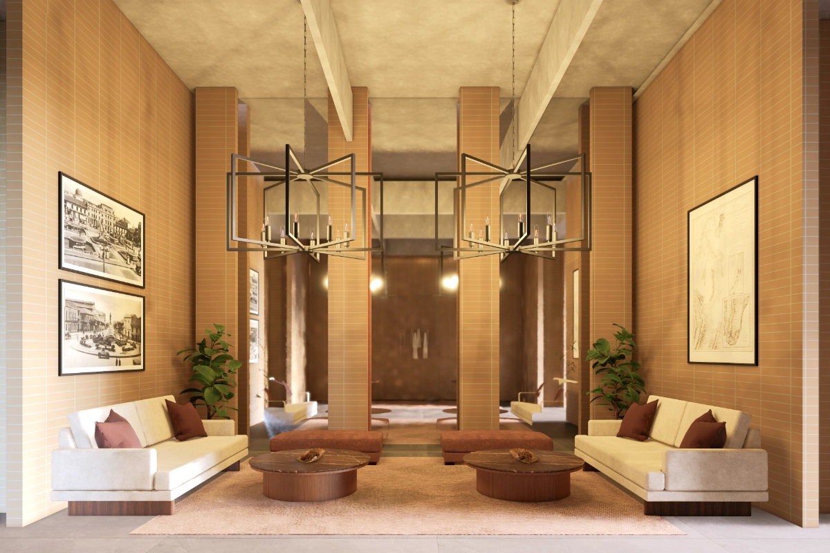 Residential lobby at Smart Rent Central
