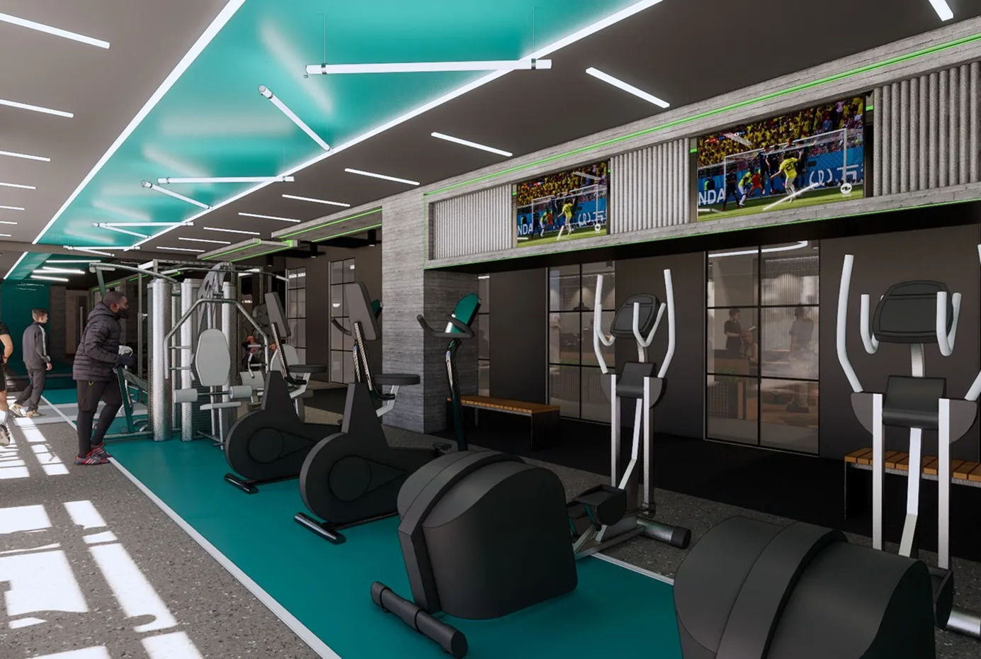 Gym at Smart Rent Salitre