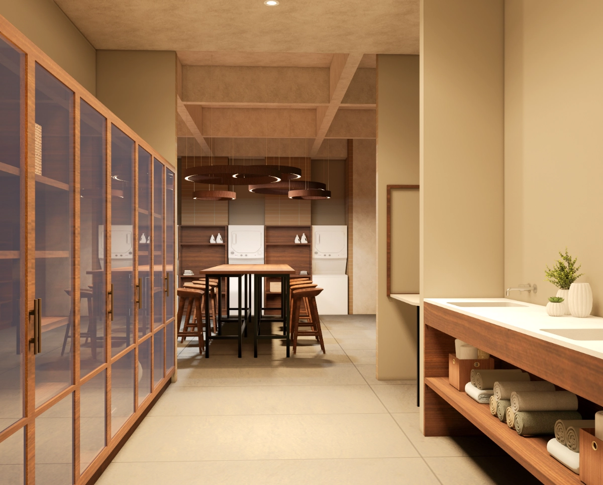 Laundry room at Smart Rent Central