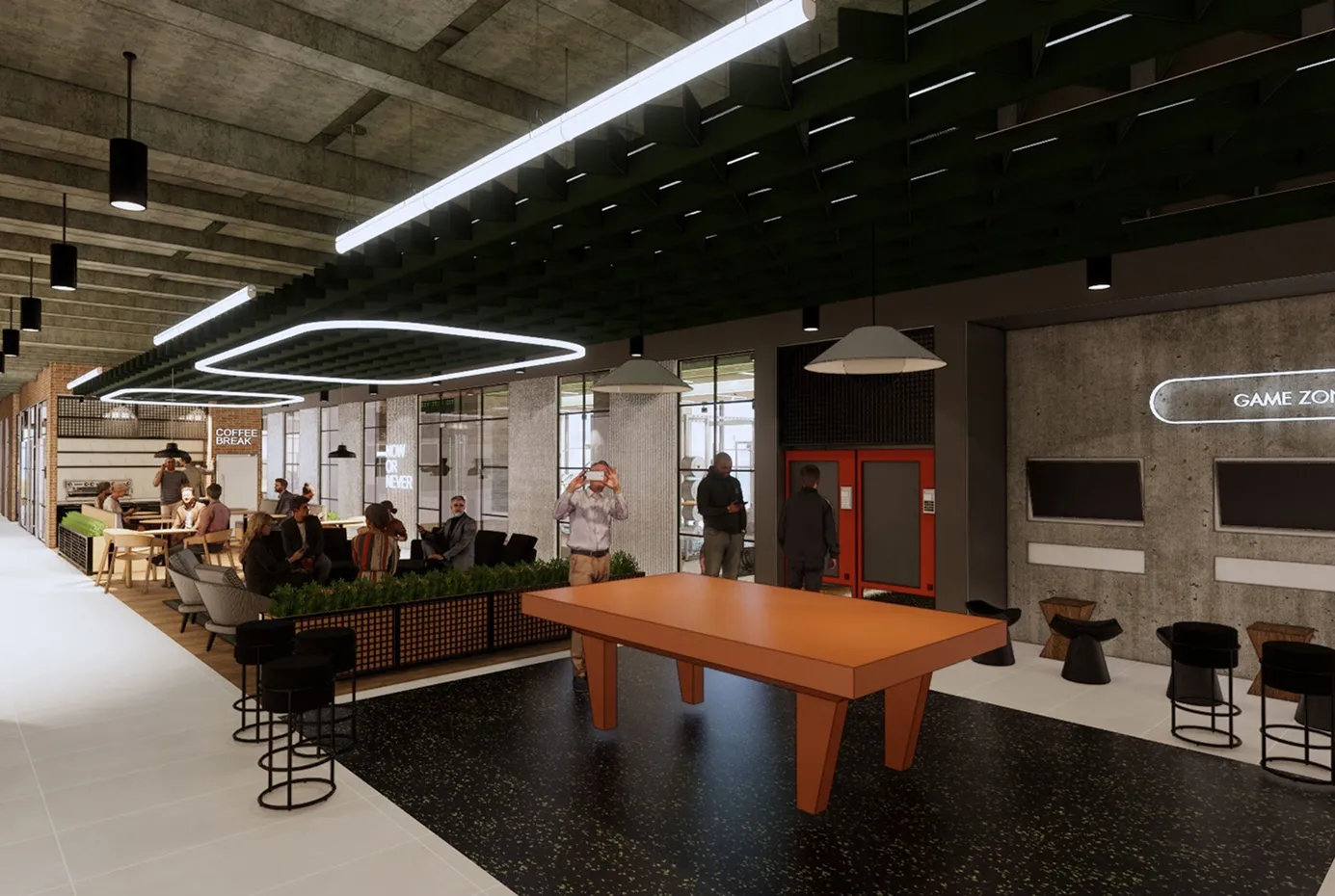 Game room at Smart Rent Salitre